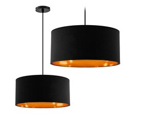 Melnā zelta piekārtā lampa 40cm App620-1cp cena un informācija | Piekaramās lampas | 220.lv