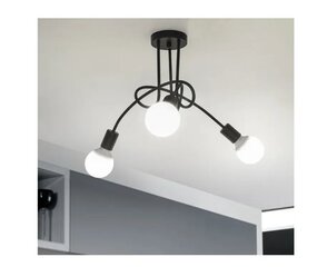 Paradīze 3 Pelēka lampa cena un informācija | Lustras | 220.lv