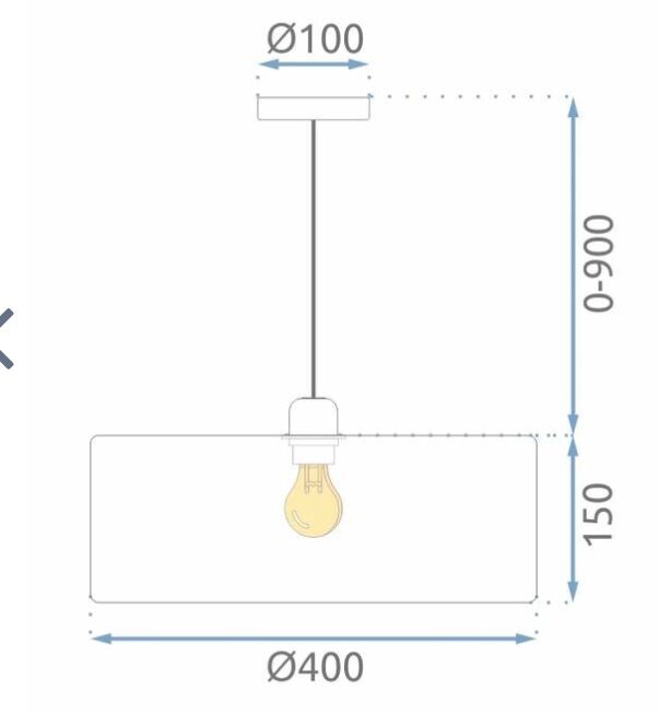 Piekaramā lampa APP1016-1CP цена и информация | Lustras | 220.lv