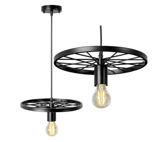 Retro Kolo Loft Pendant griestu lampa APP212-1CP цена и информация | Piekaramās lampas | 220.lv