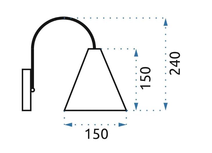 Sienas lampa Meža sienas lampa APP933-1W balta цена и информация | Sienas lampas | 220.lv