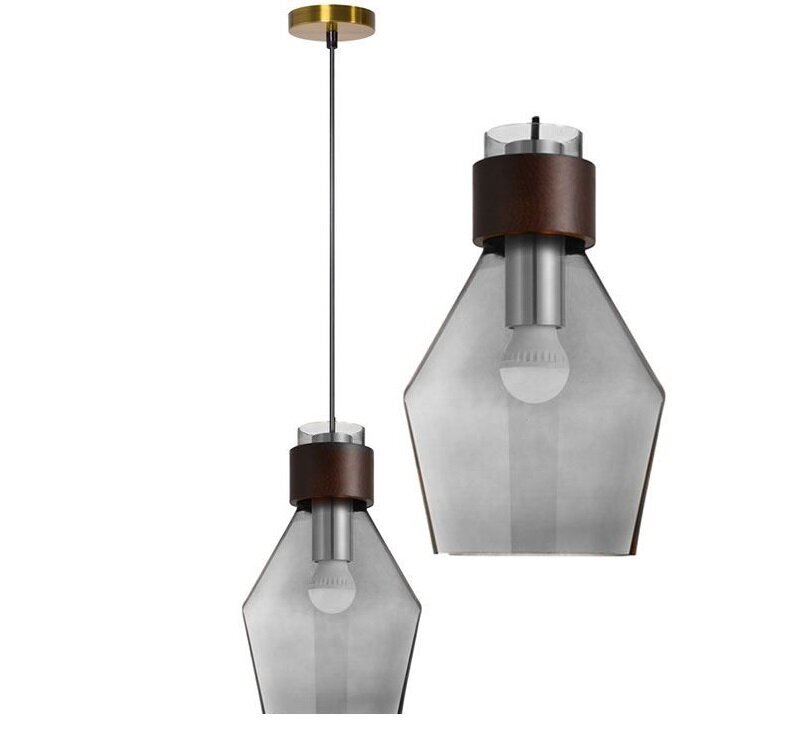 Stikla griestu lampa APP435-1CP cena un informācija | Piekaramās lampas | 220.lv