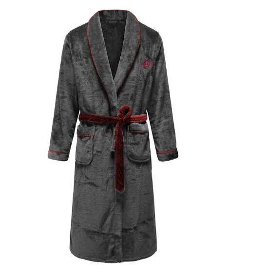Vīriešu halāts Roger Grey Red cena un informācija | Vīriešu halāti, pidžamas | 220.lv