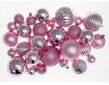 Ziemassvētku eglīšu rotājumi rozā 36SZT 311433 цена и информация | Ziemassvētku dekorācijas | 220.lv
