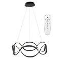 Mūsdienu LED griestu lampa + izmēģinājuma Twist Black