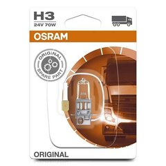 Automašīnas spuldze Osram OS64156-01B Barža 70 W 24 V H3 цена и информация | Автомобильные лампочки | 220.lv