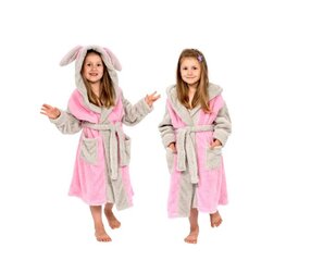 Bērnu peldmēteļi Bunny 2. cena un informācija | Halāti, naktskrekli, pidžamas meitenēm | 220.lv