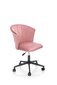 2-u biroja krēslu komplekts Halmar Pasco, rozā cena un informācija | Biroja krēsli | 220.lv