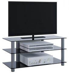 Televizora galdiņš Netasa, melns cena un informācija | TV galdiņi | 220.lv