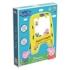 Zīmēšanas tāfele Peppa Pig (59 x 33 x 75 cm), dzeltena cena un informācija | Attīstošās rotaļlietas | 220.lv