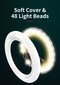 LED selfiju nūja - statīvs ar gredzena lampu un Bluetooth tālvadības pulti cena un informācija | Selfie Sticks | 220.lv