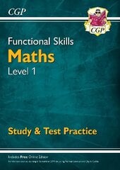 Functional Skills Maths Level 1 - Study & Test Practice cena un informācija | Grāmatas pusaudžiem un jauniešiem | 220.lv