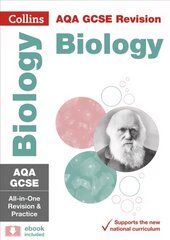 AQA GCSE 9-1 Biology All-in-One Complete Revision and Practice: Ideal for Home Learning, 2023 and 2024 Exams edition, AQA GCSE Biology All-in-One Revision and Practice цена и информация | Книги для подростков  | 220.lv