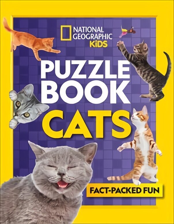 Puzzle Book Cats: Brain-Tickling Quizzes, Sudokus, Crosswords and Wordsearches cena un informācija | Grāmatas pusaudžiem un jauniešiem | 220.lv