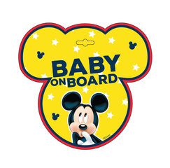 Автомобильная наклейка Baby On Board Mickey цена и информация | Авто принадлежности | 220.lv