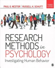 Research Methods in Psychology: Investigating Human Behavior 3rd Revised edition cena un informācija | Sociālo zinātņu grāmatas | 220.lv
