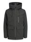 Jack & Jones vīriešu parka 120g 12216910*01, melns 5715309589365 cena un informācija | Vīriešu virsjakas | 220.lv