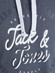 Jack & Jones vīriešu sporta krekls 12211551*02, zils/omb 5715309715757 cena un informācija | Vīriešu jakas | 220.lv