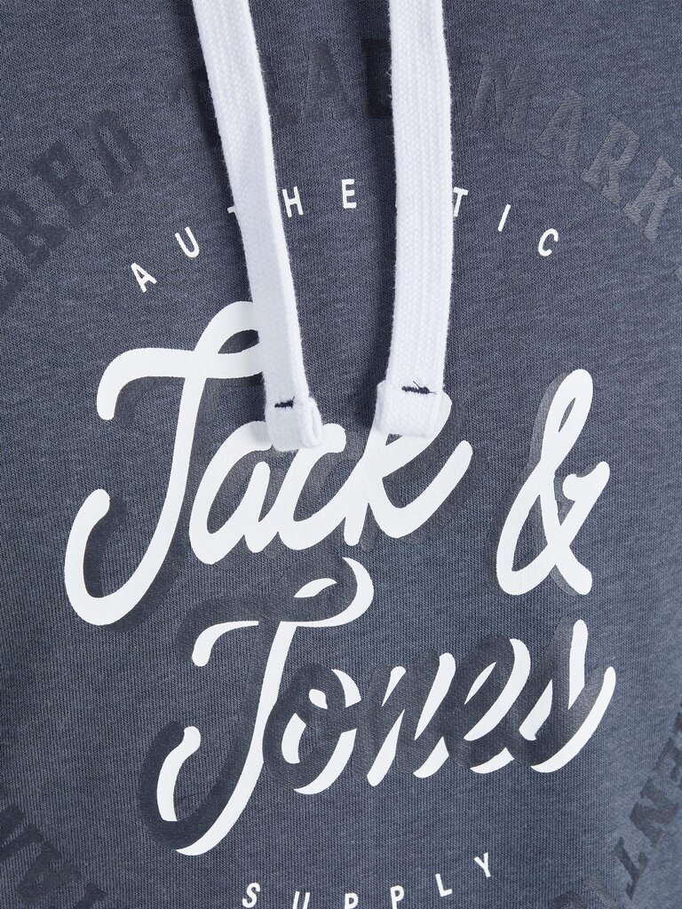 Jack & Jones vīriešu sporta krekls 12211551*02, zils/omb 5715309715757 цена и информация | Vīriešu jakas | 220.lv