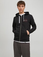 Jack & Jones vīriešu sporta krekls 12211515*02, melns 5715309736813 cena un informācija | Vīriešu jakas | 220.lv