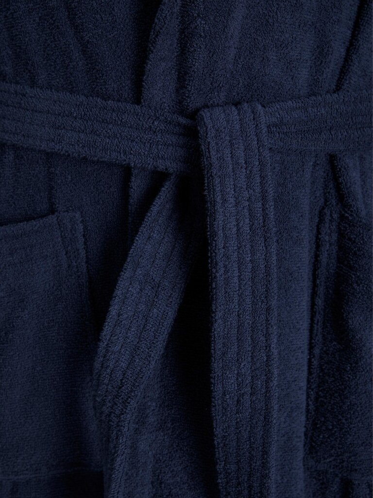Jack & Jones vīriešu peldmētelis 12221750*01, tumši zils 5715321471846 cena un informācija | Vīriešu halāti, pidžamas | 220.lv