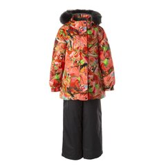 Комплект для девочки Huppa, 300/160 гр, Renely 3, 41850330*24022, оранжевый/желтый  цвет, 4741632093805 цена и информация | Куртки, пальто для девочек | 220.lv