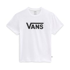 Vans bērnu T-krekls VN0A53P2*WHT, balts/melns 195436419615 цена и информация | Рубашки для девочек | 220.lv