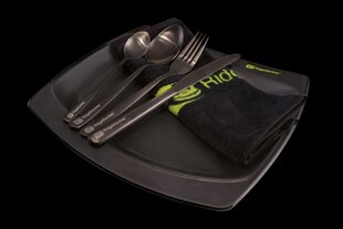 SQ DLX Plate Sets. Набор столовых приборов, тарелок и полотенец, стандартный цена и информация | Котелки, туристическая посуда и приборы | 220.lv