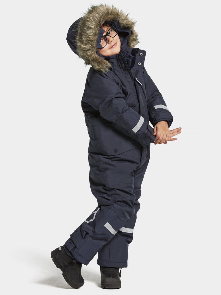 Didriksons bērnu ziemas kombinezons Björnen, tumši zils cena un informācija | Ziemas apģērbs bērniem | 220.lv