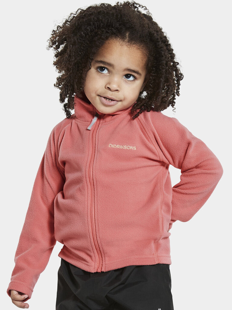 Bērnu flīsa jaka Didriksons Monte 8, rozā цена и информация | Jakas, džemperi, žaketes, vestes meitenēm | 220.lv