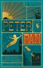 Peter Pan (MinaLima Edition) (lllustrated with Interactive Elements) cena un informācija | Grāmatas pusaudžiem un jauniešiem | 220.lv