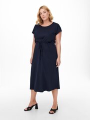 Женское платье Only 15259412*01, белое / тёмно-синее 5715224054337 цена и информация | Платья | 220.lv