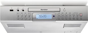 Karcher RA 2050 Unterbauradio (FM Radio, CD Player, USB, USB зарядное устройство, таймер обратного отсчета, пульт дистанционного управления) Серебро цена и информация | Радиоприемники и будильники | 220.lv