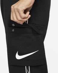 Мужские спортивные брюки Nike M Nsw Repeat Sw Flc Cargo Black DX2030 010 DX2030 010/M цена и информация | Мужская спортивная одежда | 220.lv