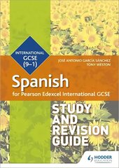 Pearson Edexcel International GCSE Spanish Study and Revision Guide цена и информация | Книги для подростков и молодежи | 220.lv