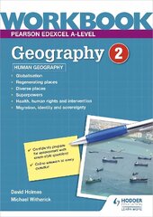 Pearson Edexcel A-level Geography Workbook 2: Human Geography цена и информация | Книги для подростков и молодежи | 220.lv