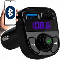 FM-передатчик с Bluetooth, USB, SD, MP3-плеером и функцией громкой связи (hands-free). цена и информация | FM Модуляторы | 220.lv