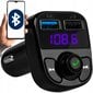 Bluetooth FM raidītājs USB SD MP3 lādētājs, brīvroku funkcija cena un informācija | FM Modulatori | 220.lv