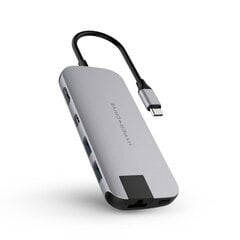 USB-концентратор Hyper HD247B, RJ45/USB 3.2 цена и информация | Адаптеры и USB разветвители | 220.lv