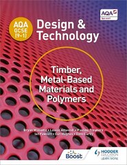 AQA GCSE (9-1) Design and Technology: Timber, Metal-Based Materials and Polymers cena un informācija | Grāmatas pusaudžiem un jauniešiem | 220.lv