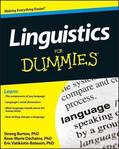 Linguistics For Dummies цена и информация | Svešvalodu mācību materiāli | 220.lv