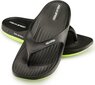Vīriešu čības Aqua-Speed Alcano, melnas / zaļas cena un informācija | Vīriešu iešļūcenes, čības, sandales | 220.lv