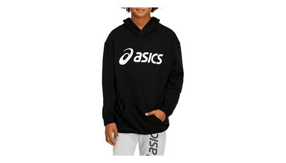 Bērnu džemperis Asics Big OTH Hoodie, melns цена и информация | Zēnu jakas, džemperi, žaketes, vestes | 220.lv