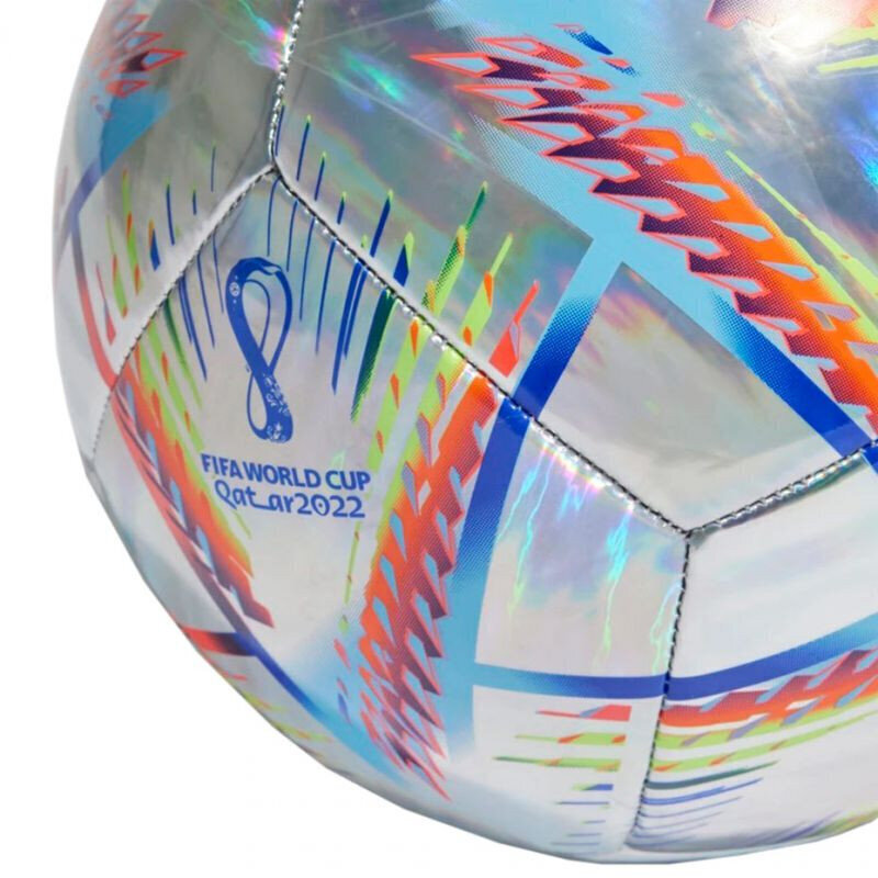 Futbola bumba Adidas Al Rihla Training Hologram Foil 2022 H5779A цена и информация | Futbola bumbas | 220.lv