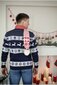 Ziemassvētku džemperis vīriešiem R758 cena un informācija | Vīriešu džemperi | 220.lv