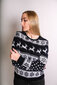 Ziemassvētku džemperis sievietēm R758 cena un informācija | Sieviešu džemperi | 220.lv