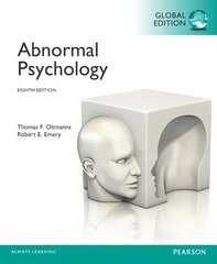 Abnormal Psychology, Global Edition 8th edition cena un informācija | Sociālo zinātņu grāmatas | 220.lv