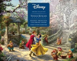 Disney Dreams Collection Thomas Kinkade Studios Disney Princess Coloring Poster цена и информация | Книги о питании и здоровом образе жизни | 220.lv