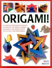 Origami!: 80 Amazing Paperfolding Projects, Designed by the World's Leading Origamists, and Shown Step by Step in Over 1500 Photographs цена и информация | Книги о питании и здоровом образе жизни | 220.lv