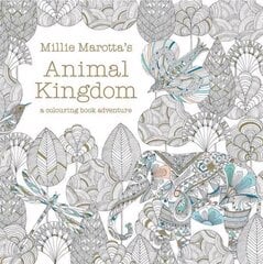 Millie Marotta's Animal Kingdom: a colouring book adventure cena un informācija | Krāsojamās grāmatas | 220.lv